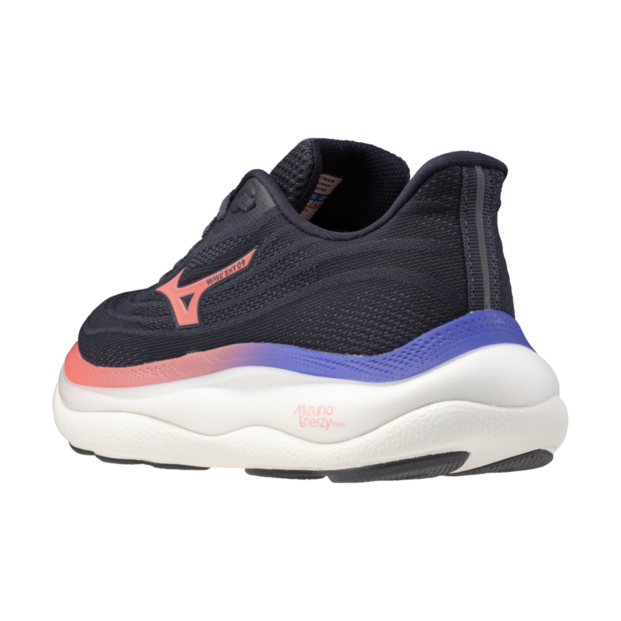 Mizuno WAVE SKY 9 Odyssey Gray/Striking Coral/Iris Bloom